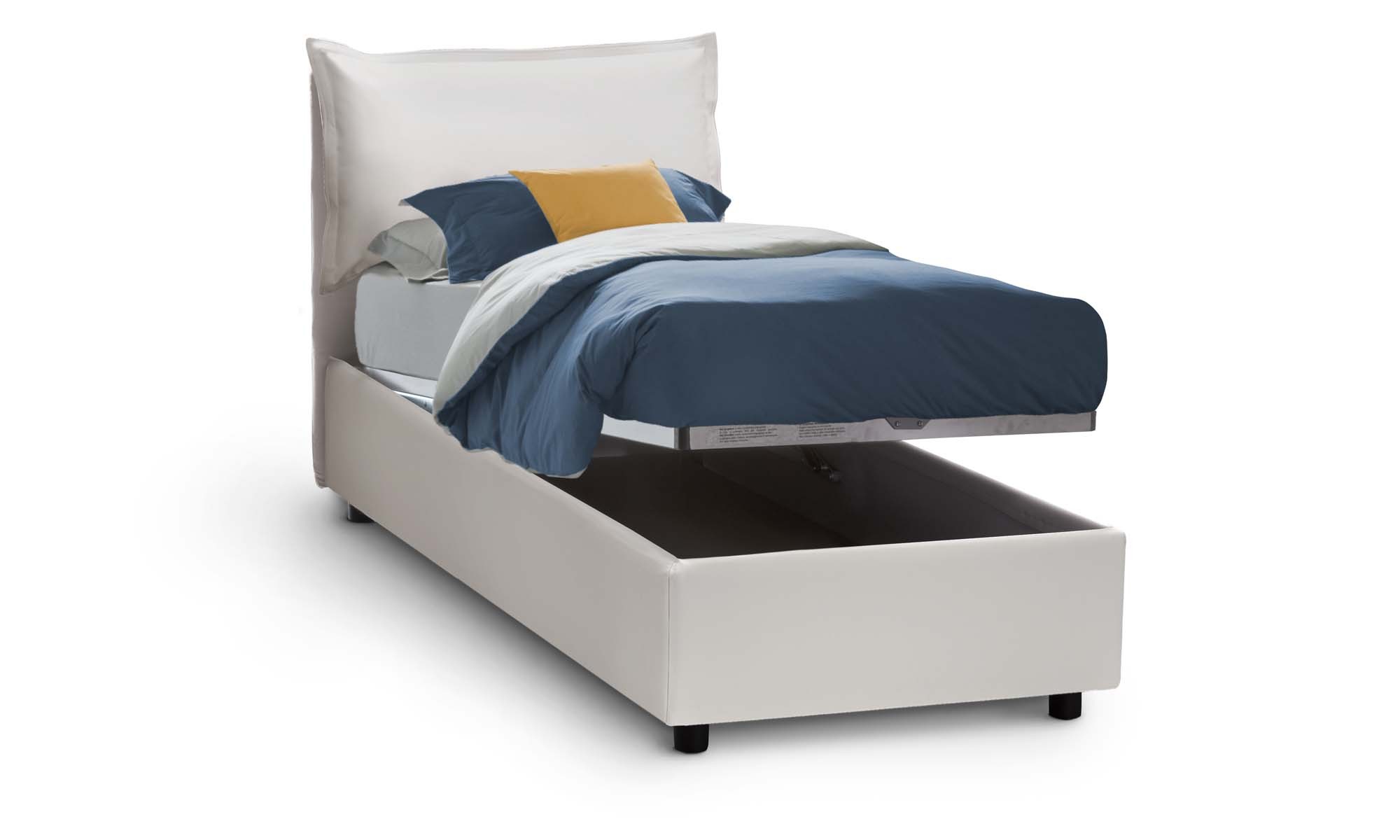 Talamo italia Cama Individual Con Contenedor Veronica. Made In