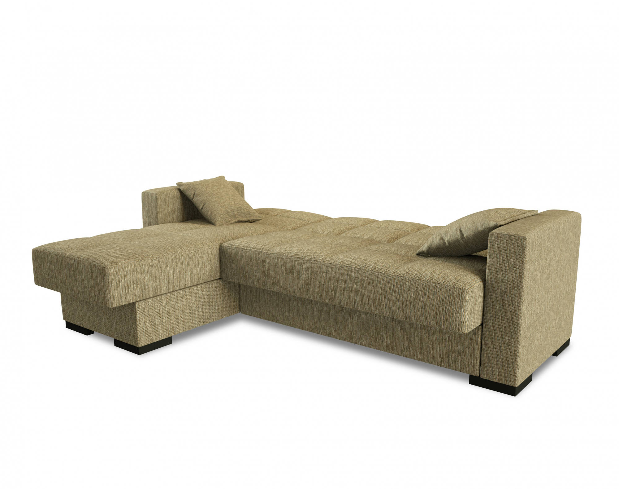 Sofá Cama Contenedor Con Reversible, Con 2 227 X 80/150 X 81h Cm,