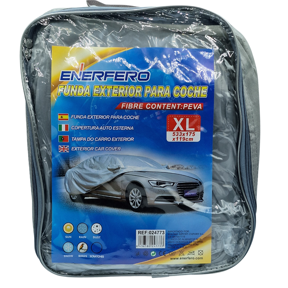 Funda exterior para coche Talla L Suv/Van (450 - 470cm)