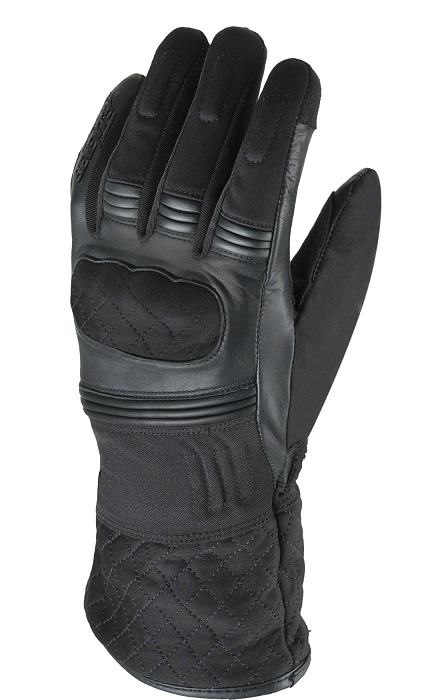 Guantes Moto Hombre Invierno SD-N47 negro-amarillo