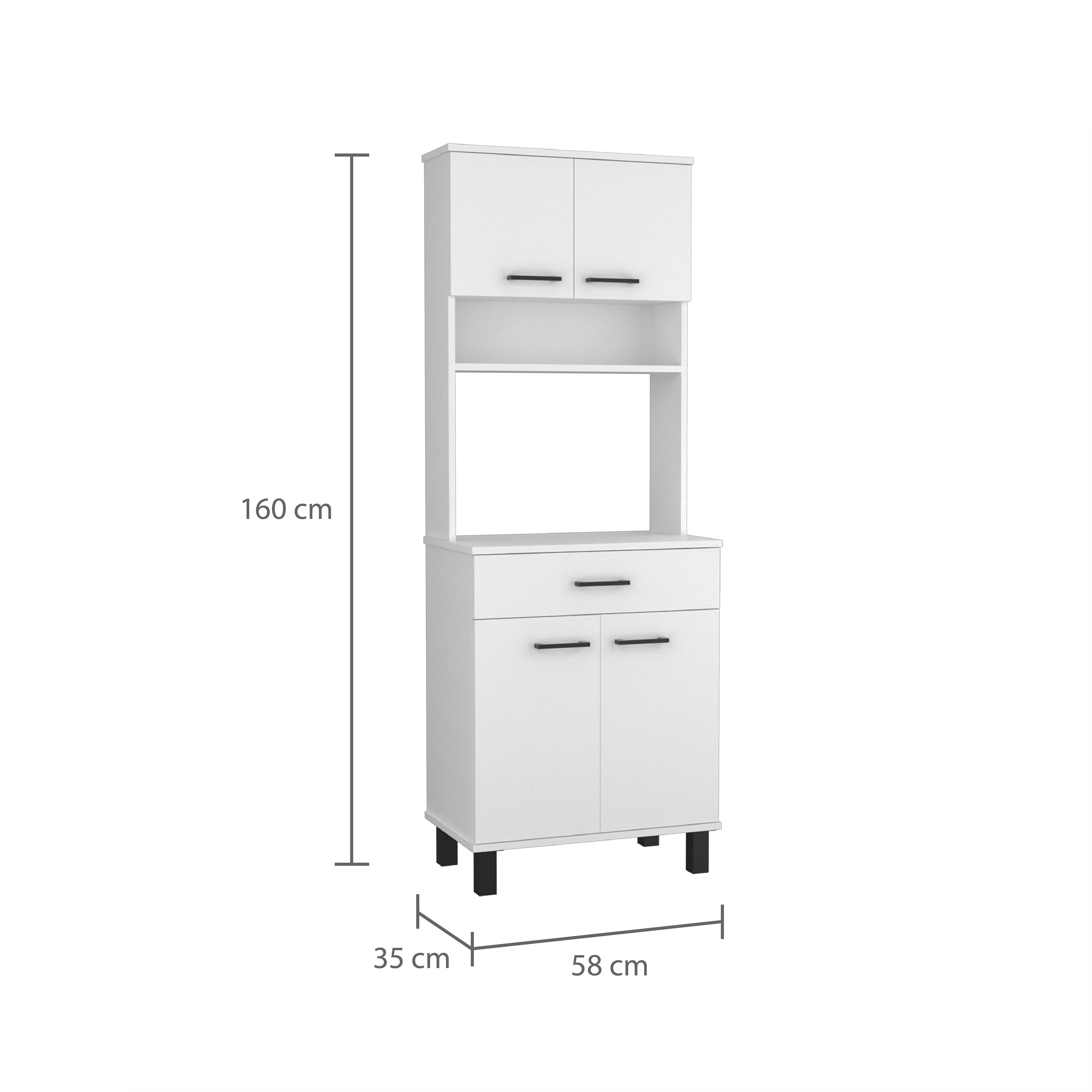 Mueble Auxiliar cocina Blanco 90 cm