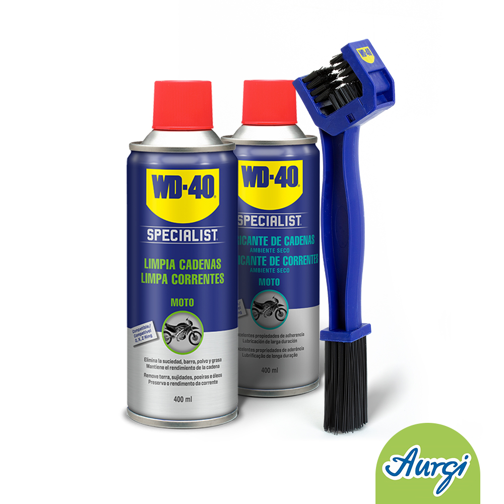 Kit Motul Limpieza Lubricante Transmision Cadena Road