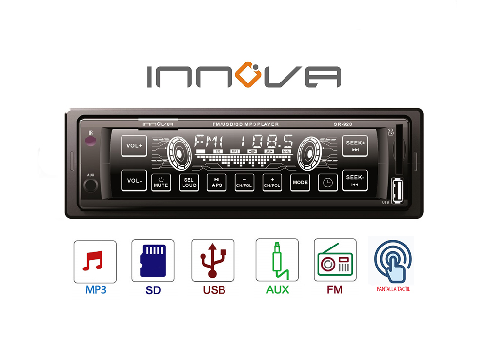 Auto Radio Innova Fg260 Tactil