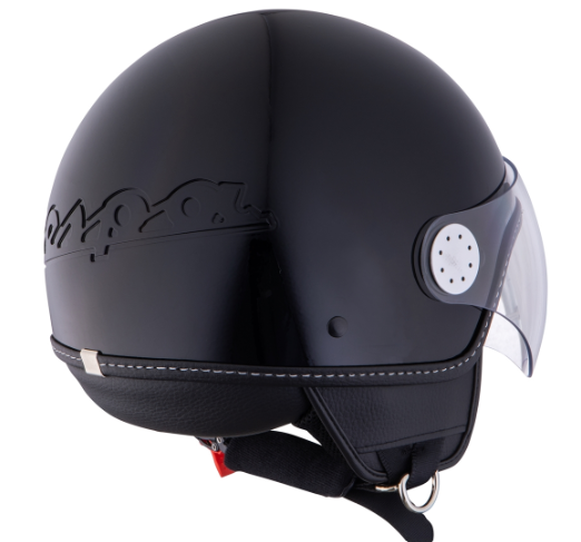 Recreación Santuario local Casco De Moto Vespa Visor 3.0 Negro S