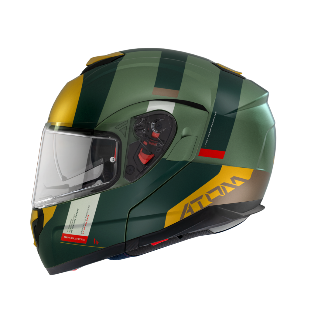 Casco De Moto Modular Atom Sv Gorex 06 Mt Helmets