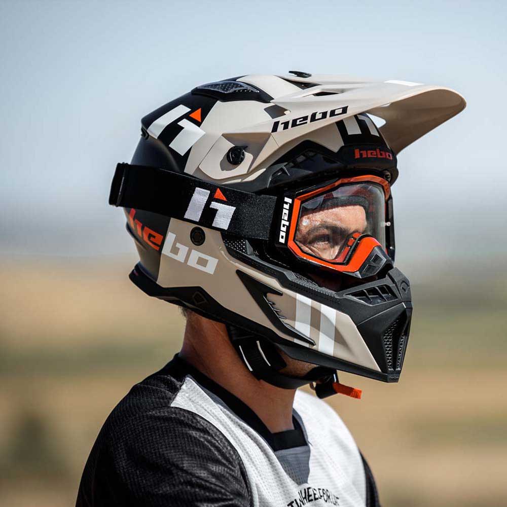 Casco De Moto Heritage Motocross Hebo
