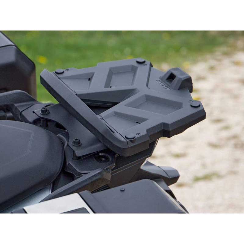 Piastra Di Montaggio Shad Per Bauletti SH48/SH50/SH58X/SH59X/TR48/TR37 - Nera, Con Viti