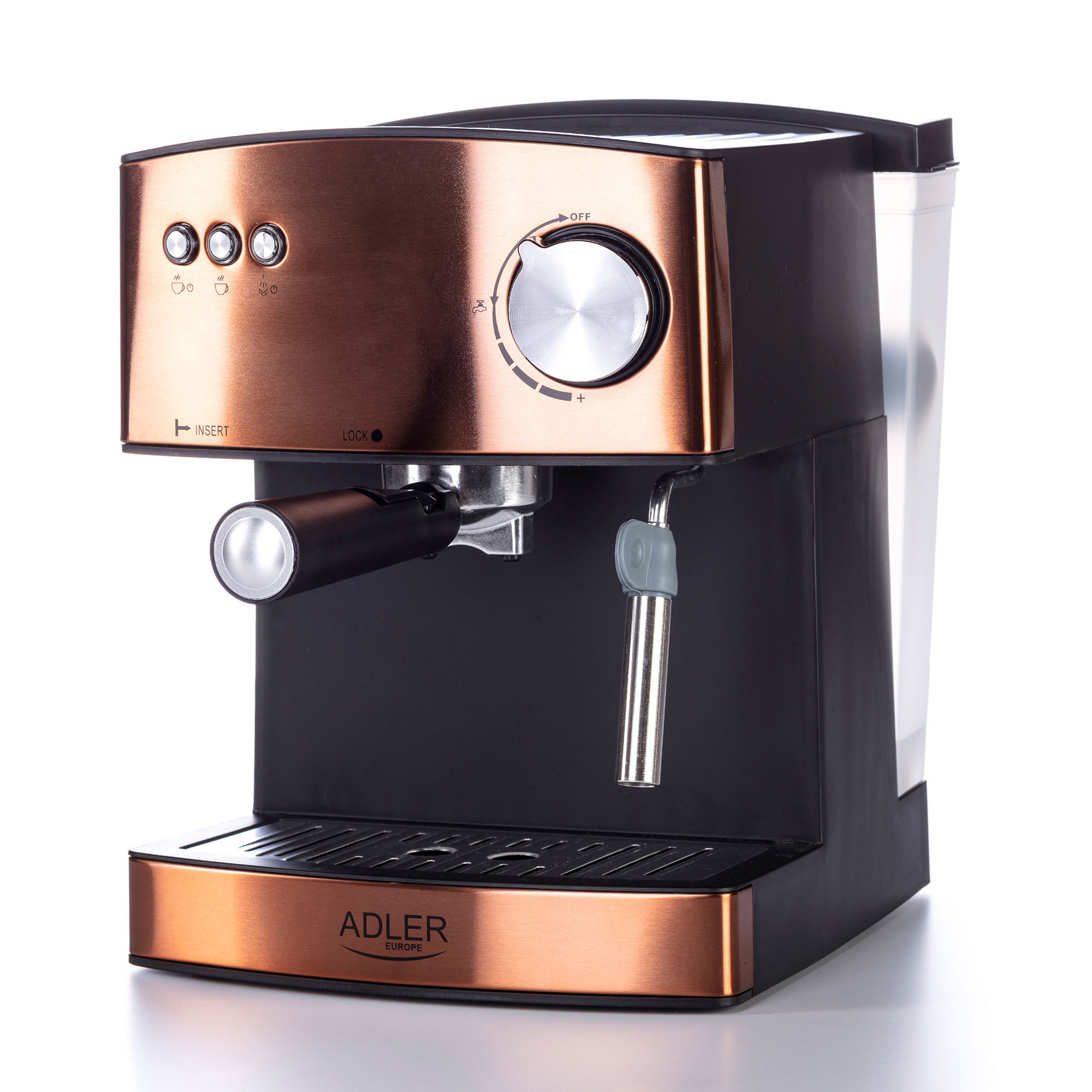 Adler Ad 4404 Cr Cafetera Espresso Automática 15 Bares, Depósito 1