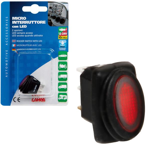 INTERRUPTOR LUMINOSO 12V/24V MAX 20A