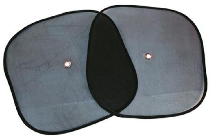 Parasol Coche Parabrisas Delantero, Plegable Protección Rayos Solares y UV  145 cm x 70 cm Negro Mate