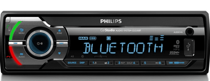 4 x 60 W Radio de coche estéreo Bluetooth reproductor MP5 Single Din Dual  USB manos libres estéreo para coche soporte MP3/MP5/USB pantalla LCD con