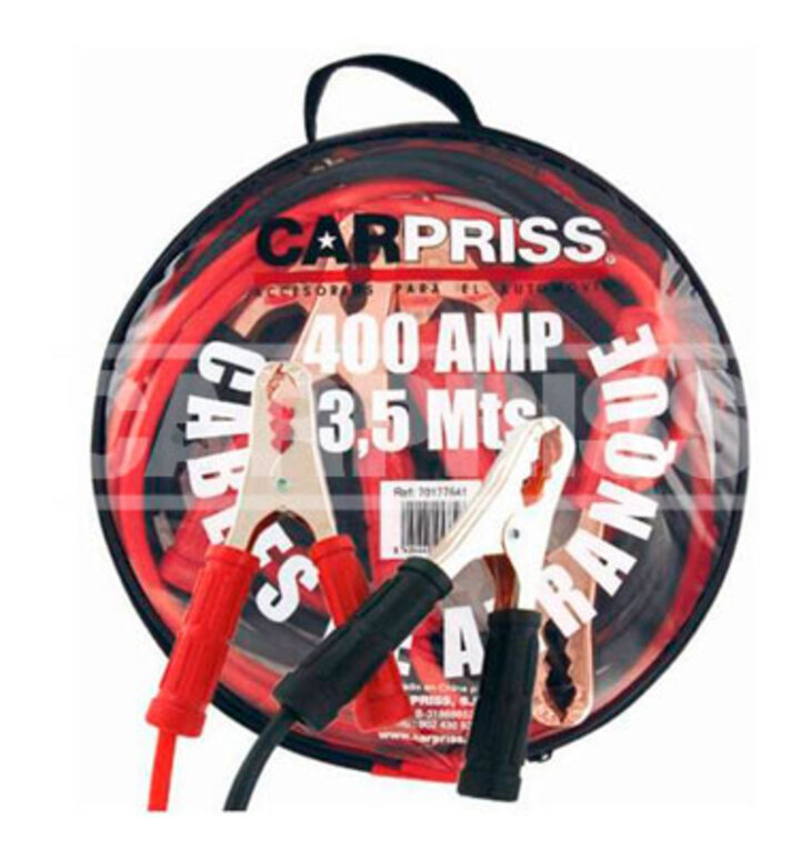 Pinzas de bateria de Coche y Motos 2.5 M rojo-negro 1000 A