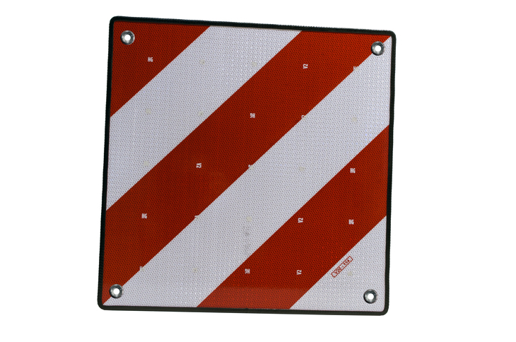 Placa Carga sobresaliente V-20 Homologada de 50x50cm