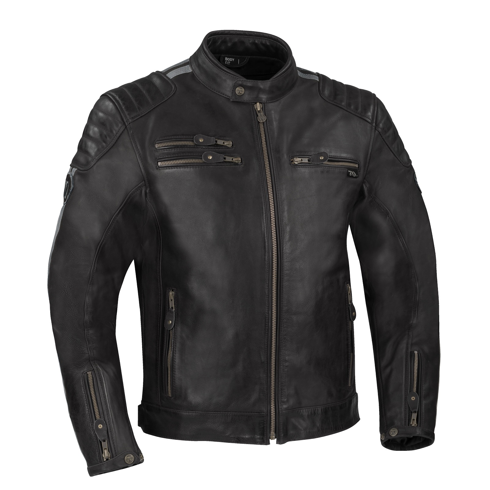 Chaqueta cuero para moto elegante y tratada desde 100 €.