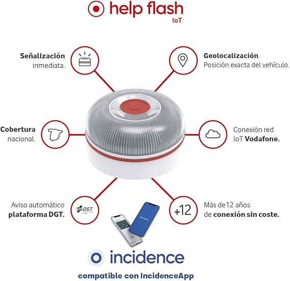 BALIZA V16 HELP FLASH IOT2