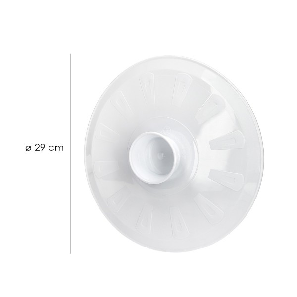 Tapa Plastico Giratortillas Oryx ø 29cm. (Tapa Vuelve Tortillas, Tapa  Giratortillas, Tapa Gira Tortillas)