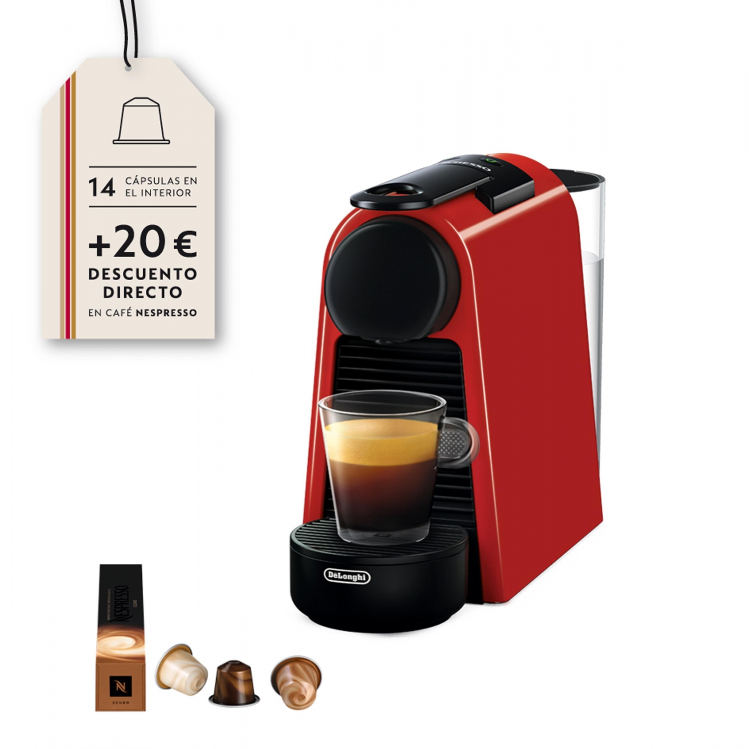 Macchina da caffè KRUPS Nespresso Essenza Mini XN110B grigia