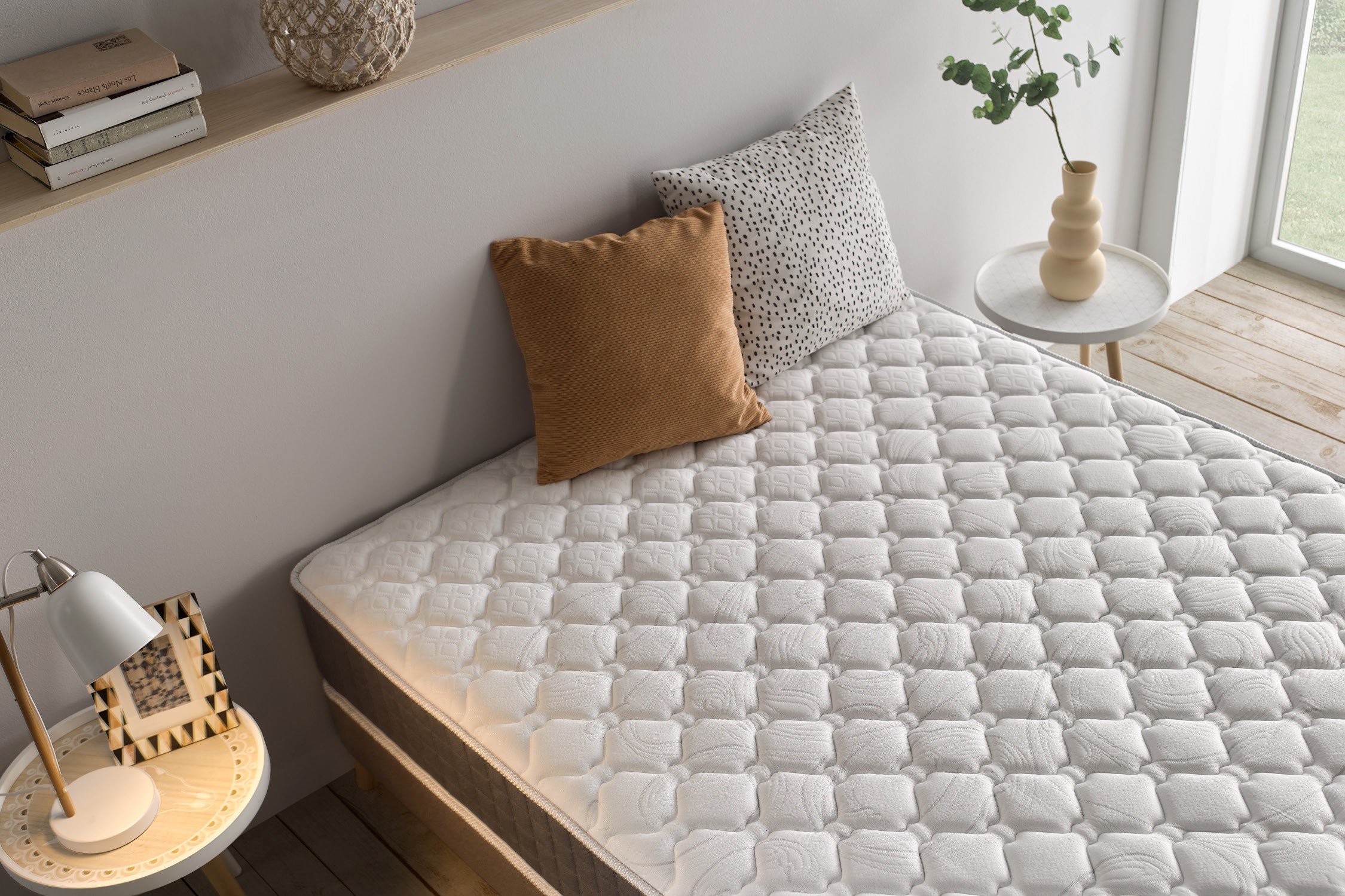 Matelas Baldiflex Emporio – 150x190 Cm – Mousse Mémoire De Forme + Water Foam – Hauteur 23 Cm – Fermeté 7/10