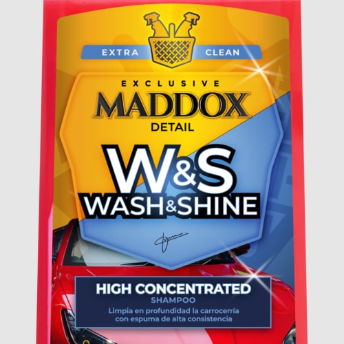 MADDOX DETAIL - WASH & SHINE - Champú de alta densidad con cera Carnauba