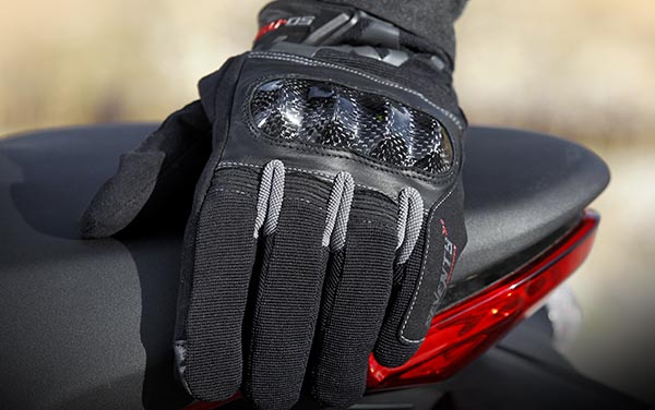 Guantes Moto Naked para Hombre Seventy Negro-Gris