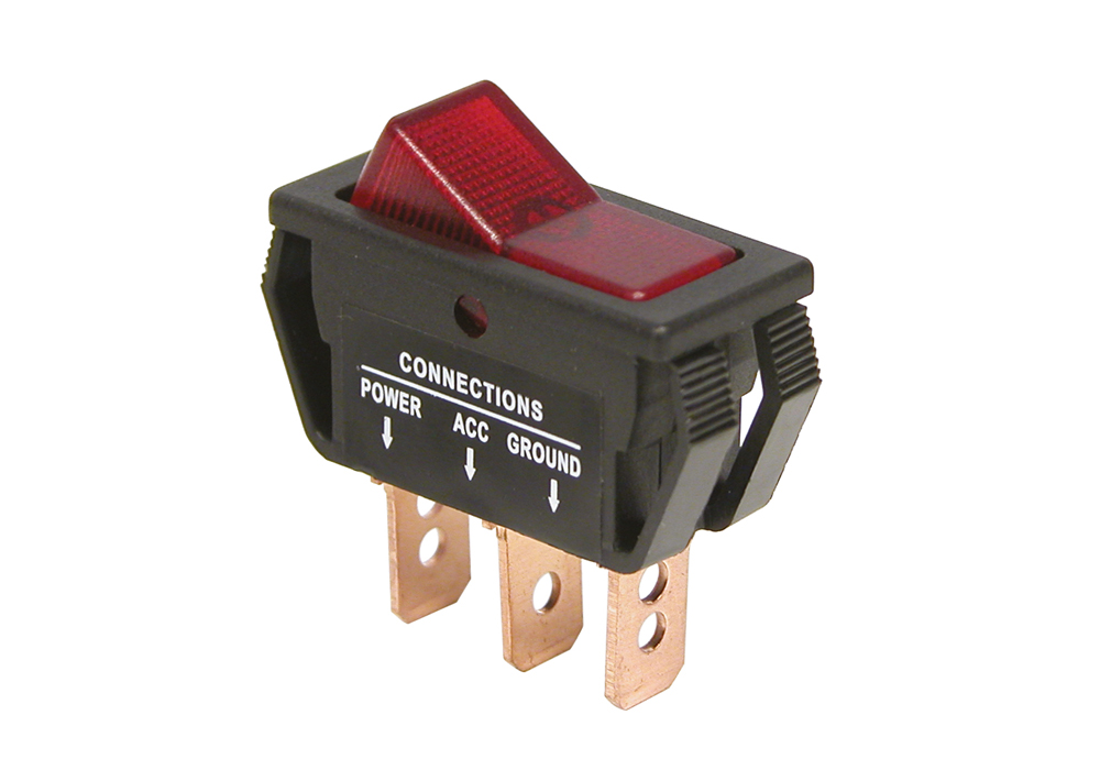 Interruptor De Coche On/Off Rojo 12v 20a Cp