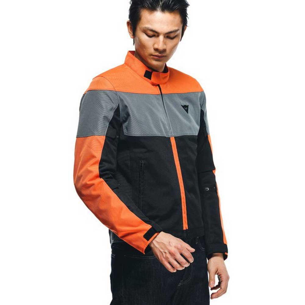 Chaqueta De Moto Elettrica Air Tex Jacket Naranja,Negro 56 Hombre