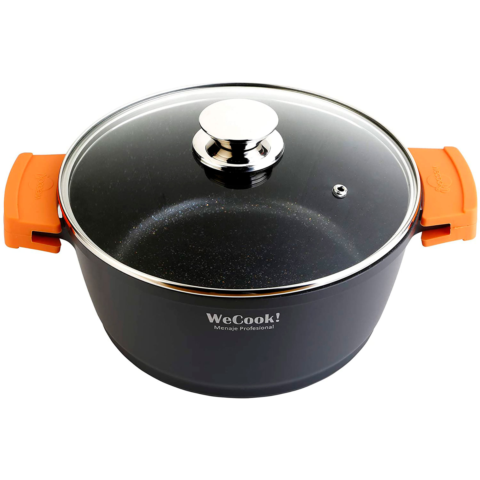Casserole Wecook! Wecook, ecochef casserole 24cm, induction, couvercle en verre, antiadhésive