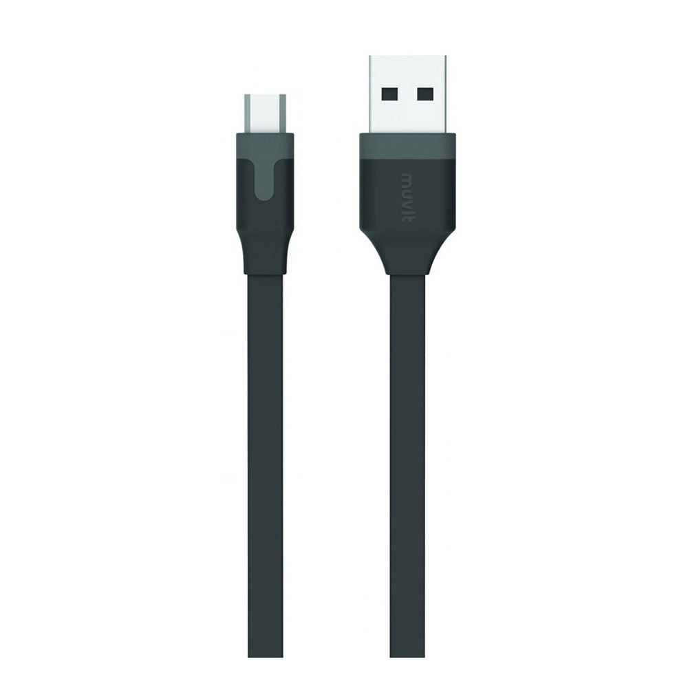 Myway cable USB-Lightning/Tipo C/Micro usb 2.1A 1m negro