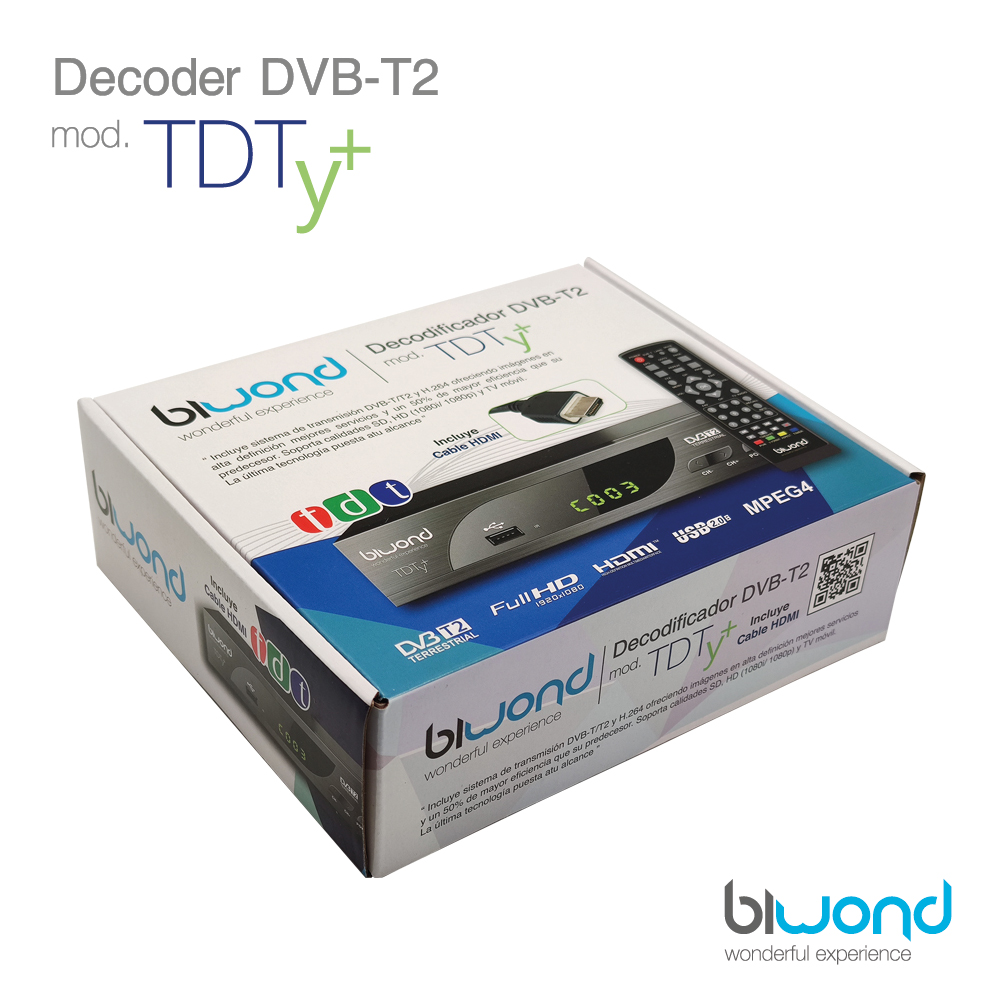 Energy Sistem TDT HD5 - Sintonizador digital HDTV TDT Mini SCART  (MPEG4/H.264, HDMI, cabezal)