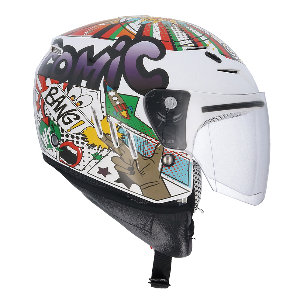 Casco Moto Casco Para Niu00f1os BHR 806 Kid, Talla: S, 49-50cm