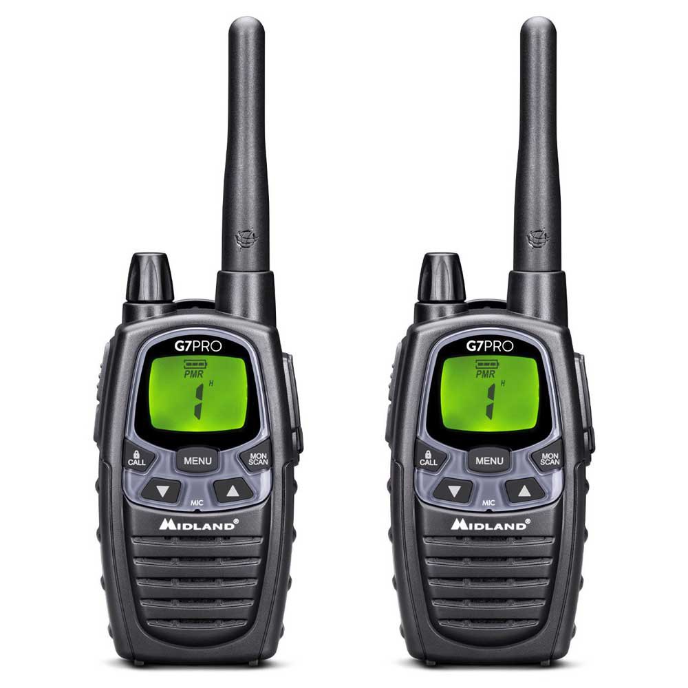 Midland G7 Pro Pmr/lpd Walkie Talkie 2 Units Negro