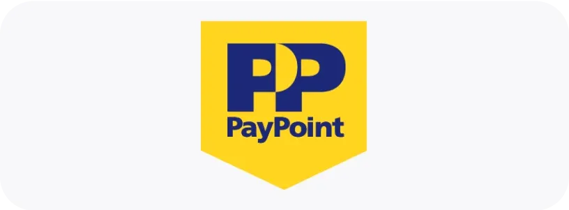 Pay cash into your business account in PayPoints across the UK