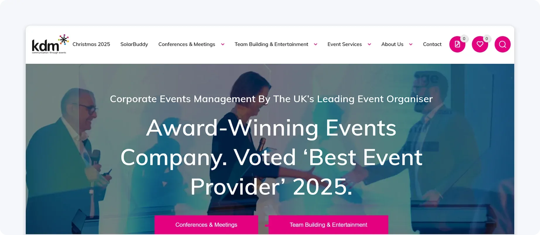 KDM Events Example