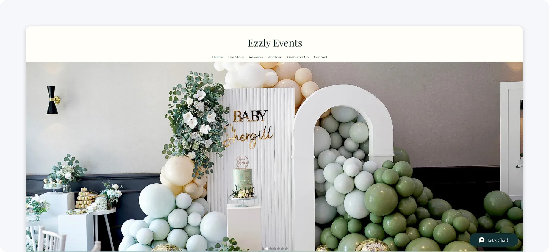 Ezzly Events Example