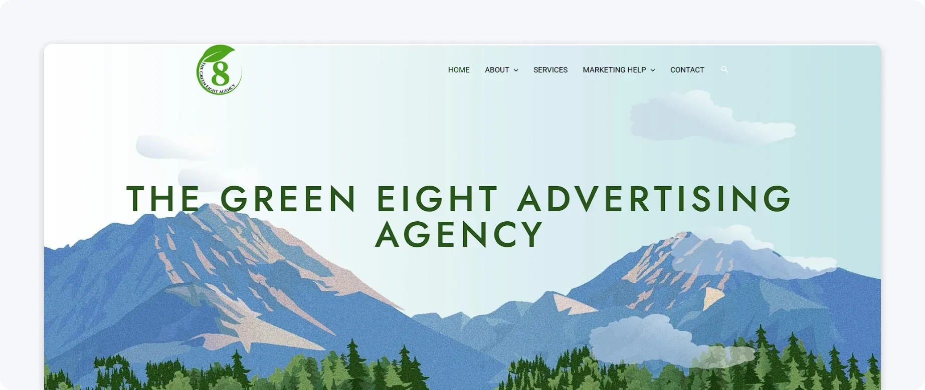 The green eight agency Homepage