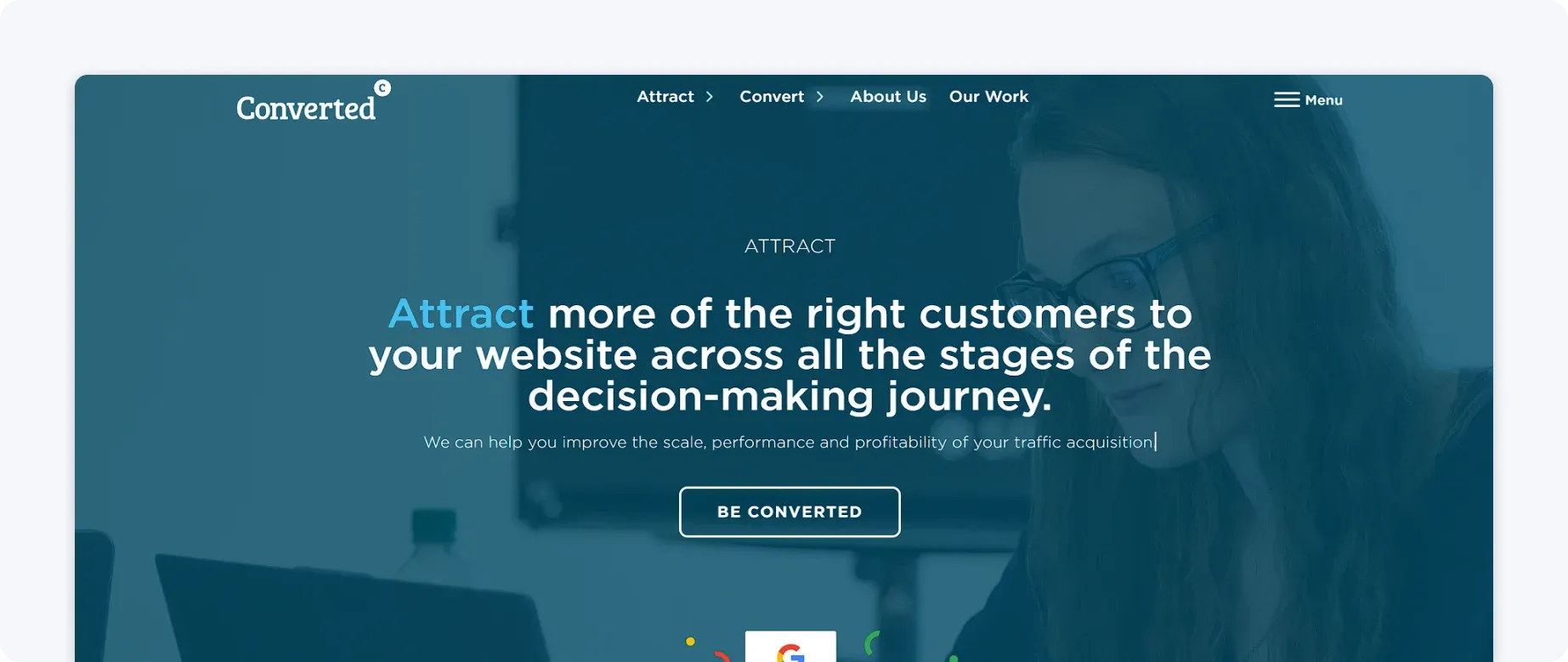 Converted Homepage