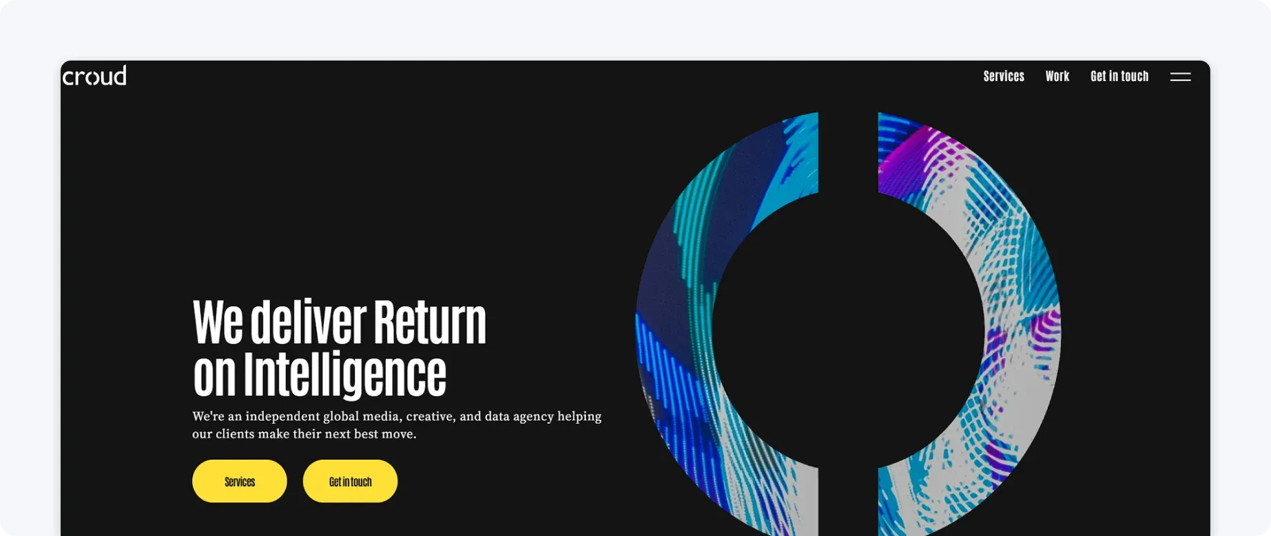 Croud Homepage