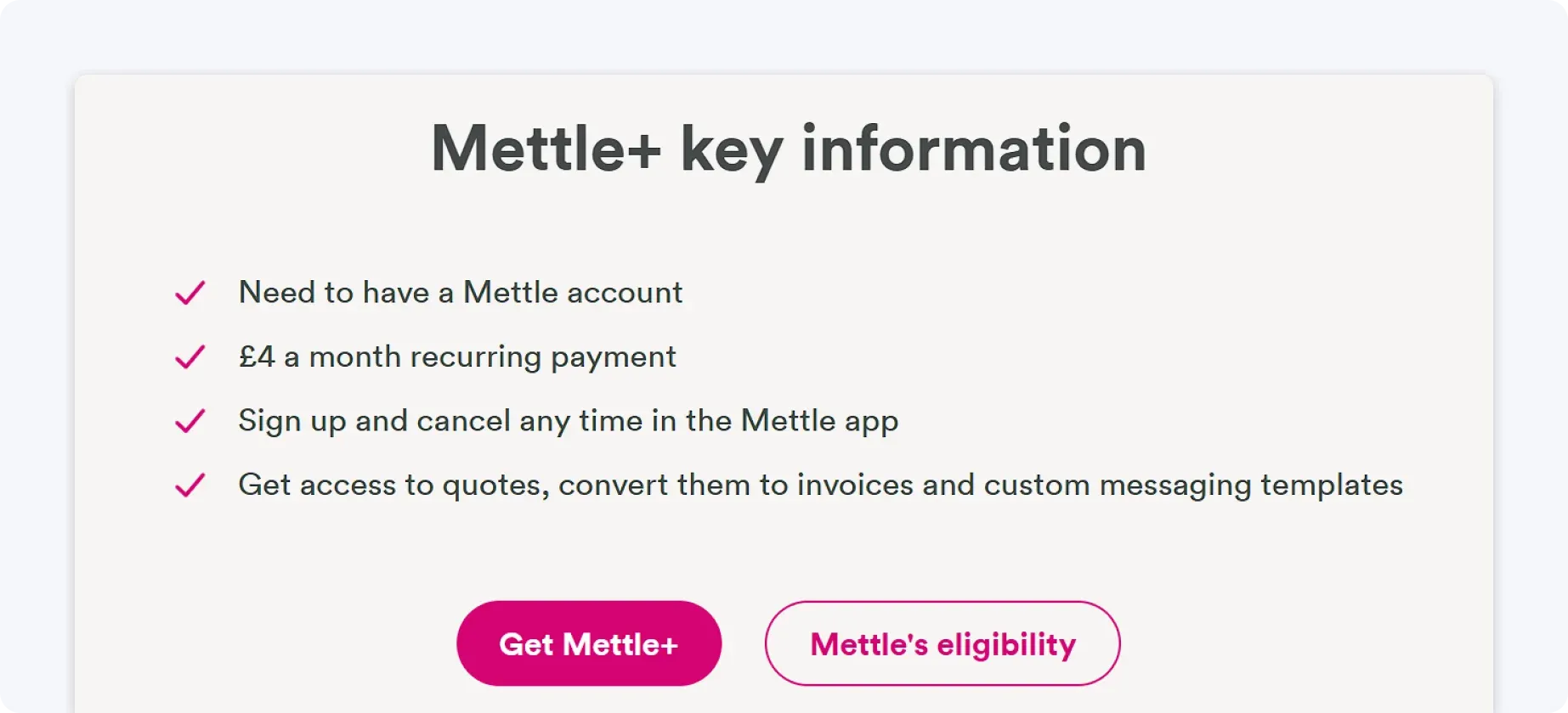 mettle-pricing