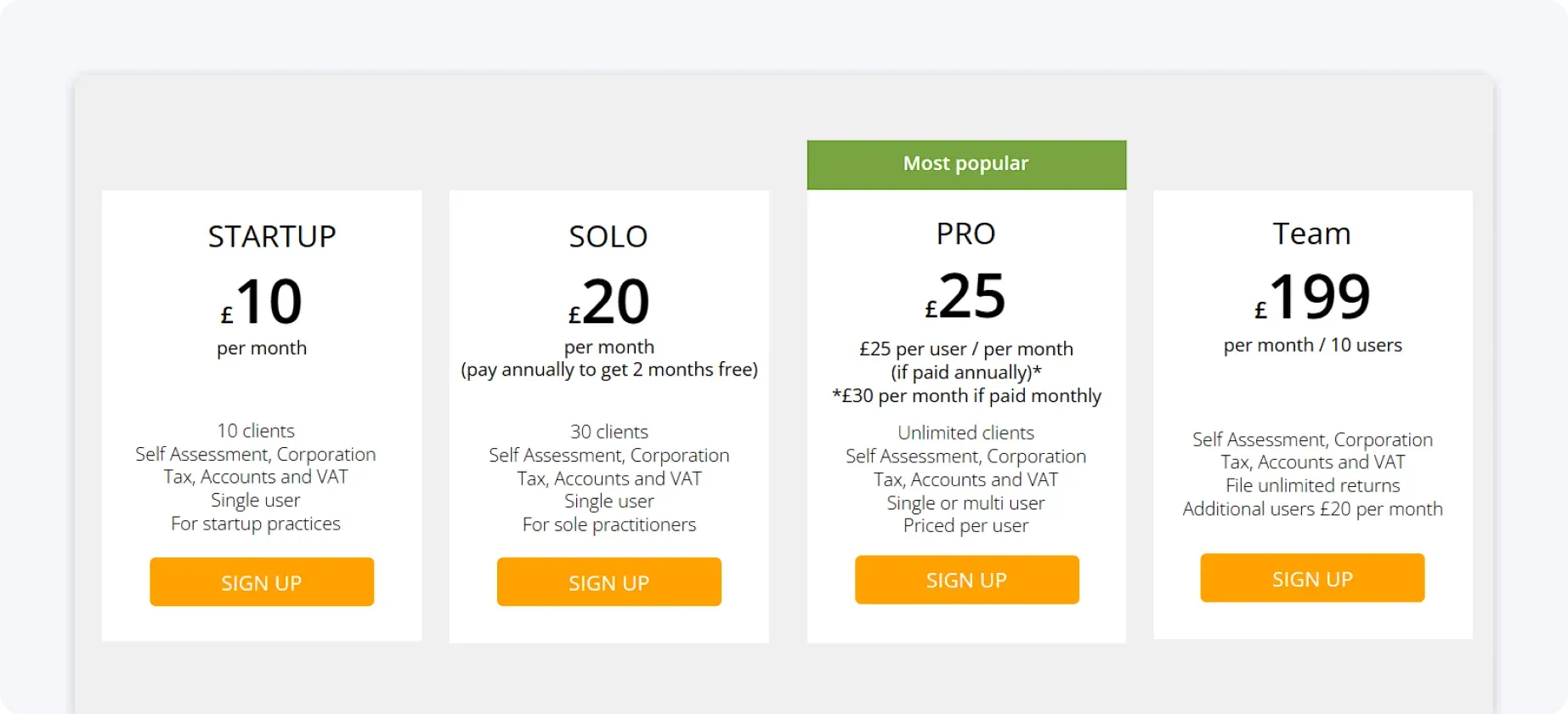 Taxfiler Pricing