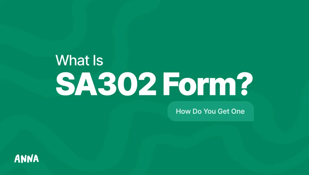 SA302 form Cover