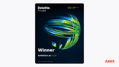 ANNA ranked #208 in Deloitte's EMEA Technology Fast 500