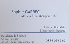 image kiné Garrec Sophie, Kiné, Bordeaux Caudéran
