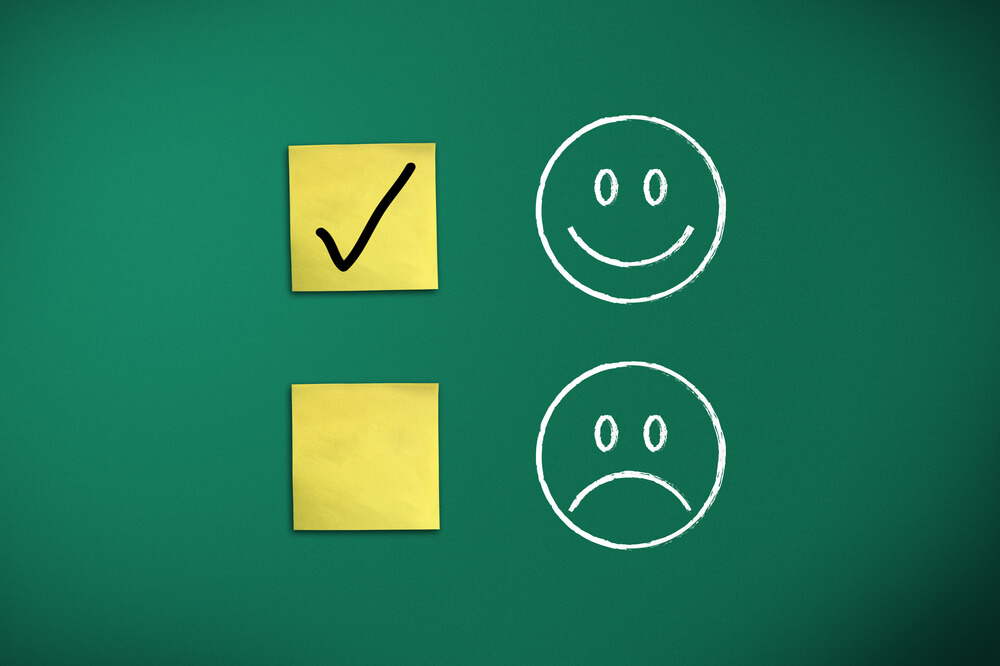 Good and bad customer experience 