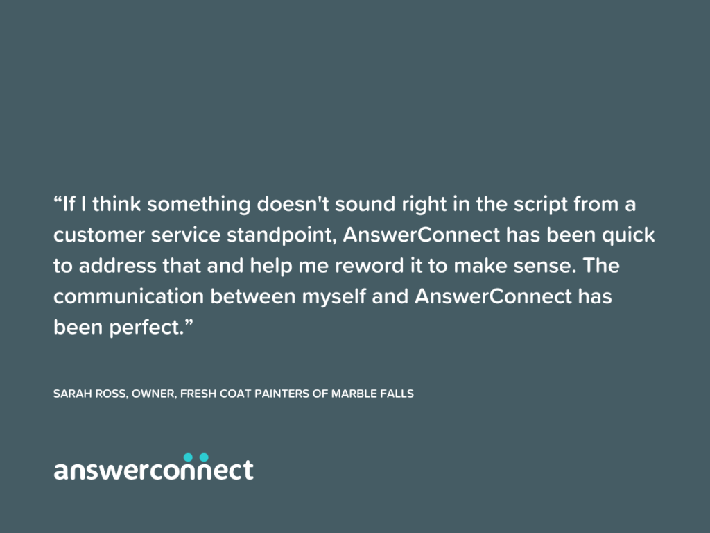 answerconnect customer testimonial 
