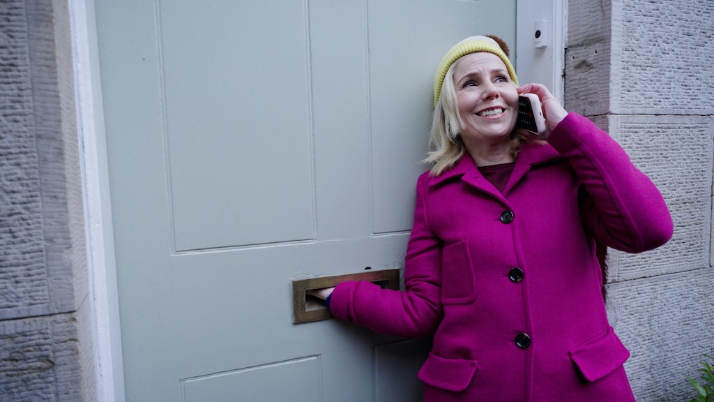 Sally Phillips in Pledge People, Not Bots video still