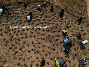 Green yatra tree planting feature image arid field