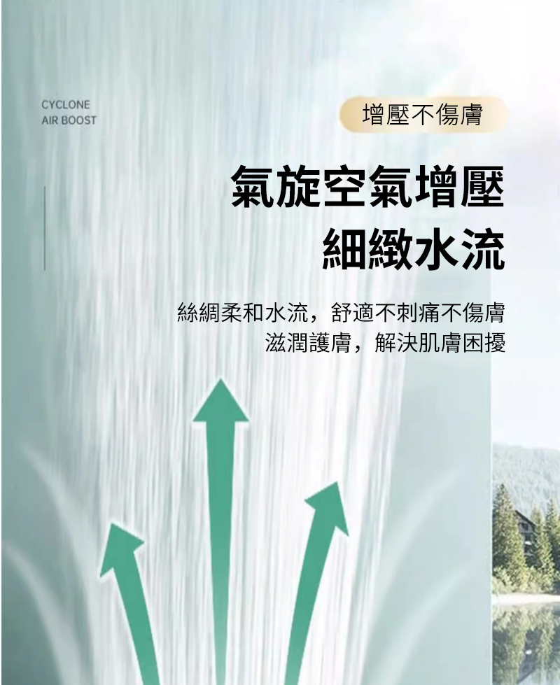 CYCLONEAIR BOOST增壓不傷膚氣旋空氣增壓細緻水流絲綢柔和水流,舒適不刺痛不傷膚滋潤護膚,解決肌膚困擾