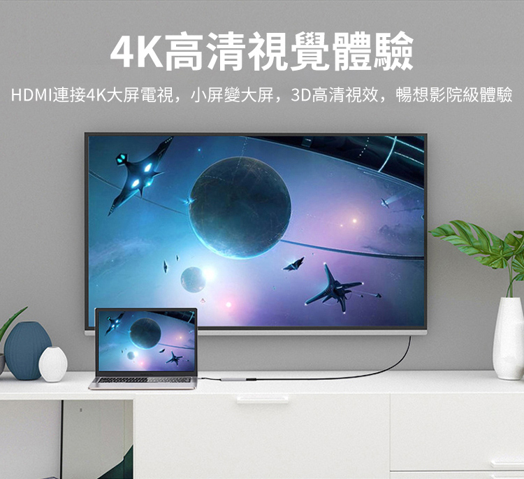 4K高清視覺體驗HDMI連接4K大屏電視,小屏變大屏,3D高清視效,暢想影院級體驗