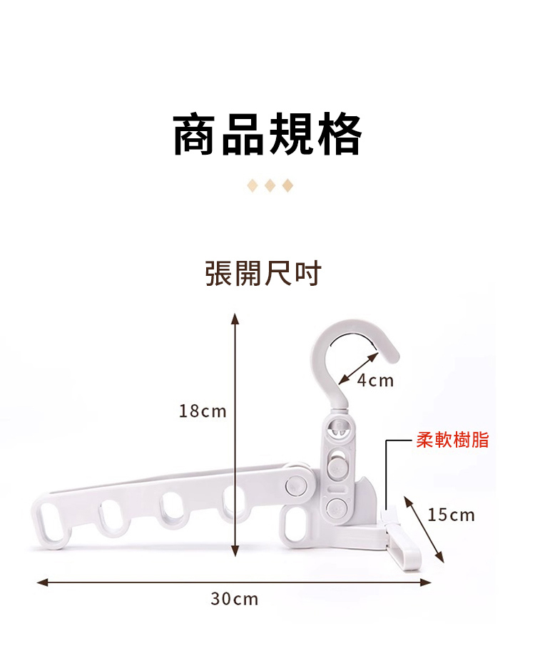 00商品規格張開尺吋18cm30cm4cm-柔軟樹脂15cm