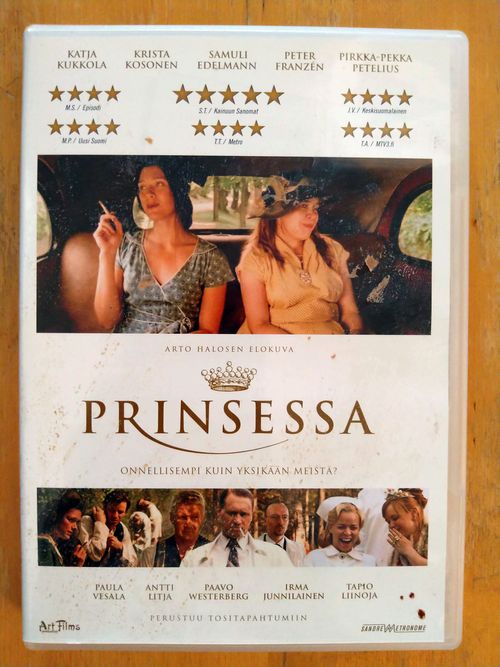 Prinsessa DVD - Halonen Arto ohjaaja, käsikirjoittaja | Antikvaari Helsingius/Paikalliset palvelut ry/Nurm | Osta Antikvaarista - Kirjakauppa verkossa